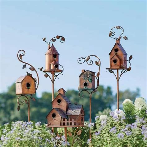 metal roofing for bird houses|decorative metal bird houses.